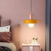 Cartoon Mushroom Modern Glass Pendant Light - Clowas